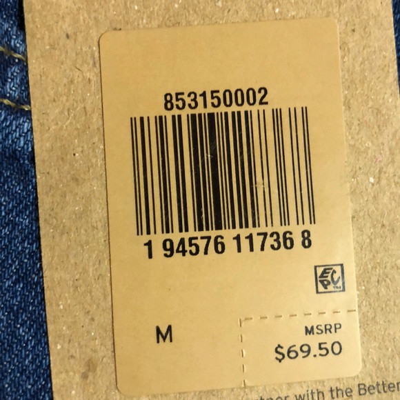 NWT Levi’s cotton denim overalls - Picture 6 of 6